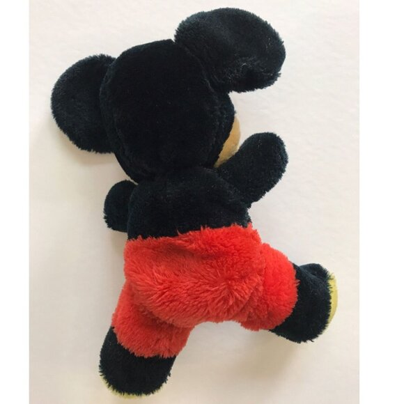 Mickey Mouse Soft Plushie Beanbag Stuffed Animal Disney Vintage 1980s - Picture 3 of 5